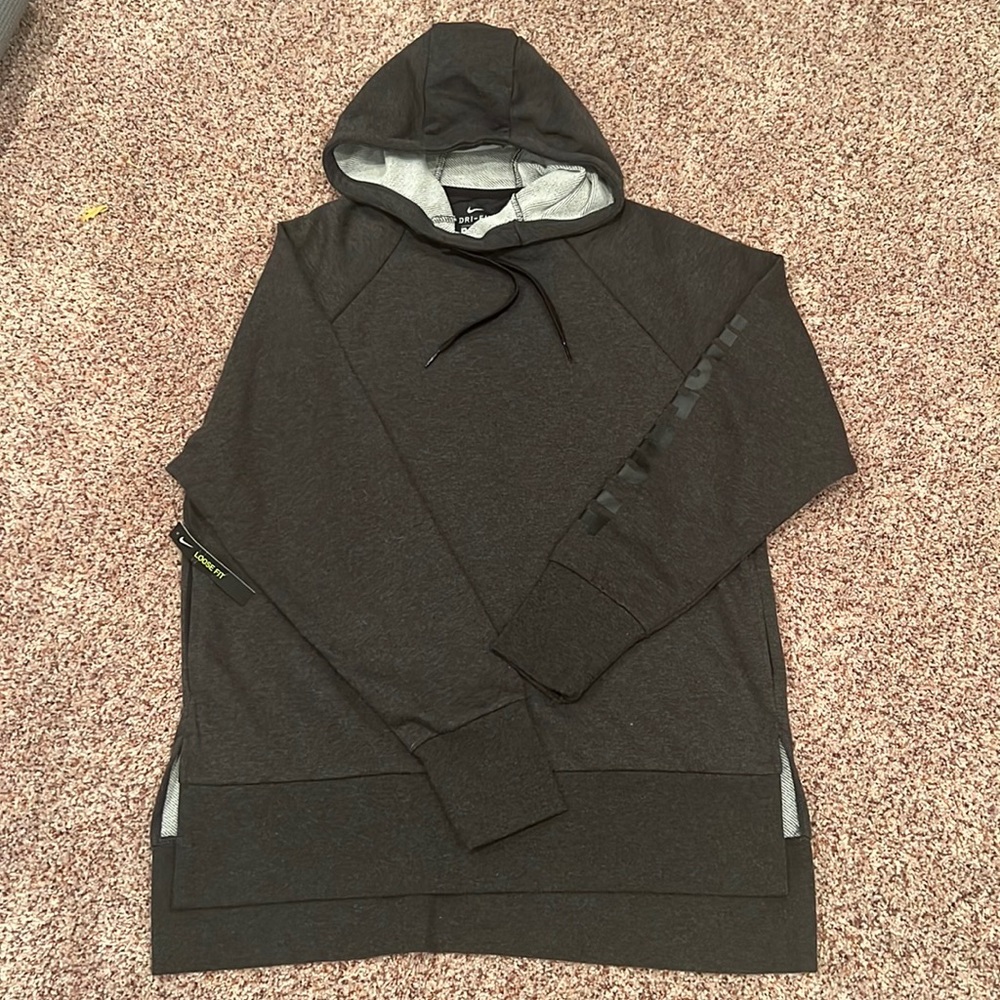 Women’s NIKE dark gray hoodie size Medium